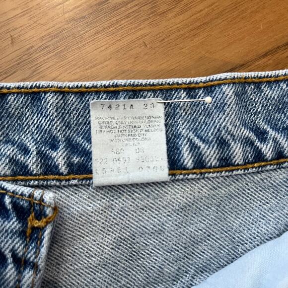 Levi’s Jeans Size 14 Long Orange Tab 950 Vintage 90s Relaxed Tapered 15951 - Picture 5 of 12